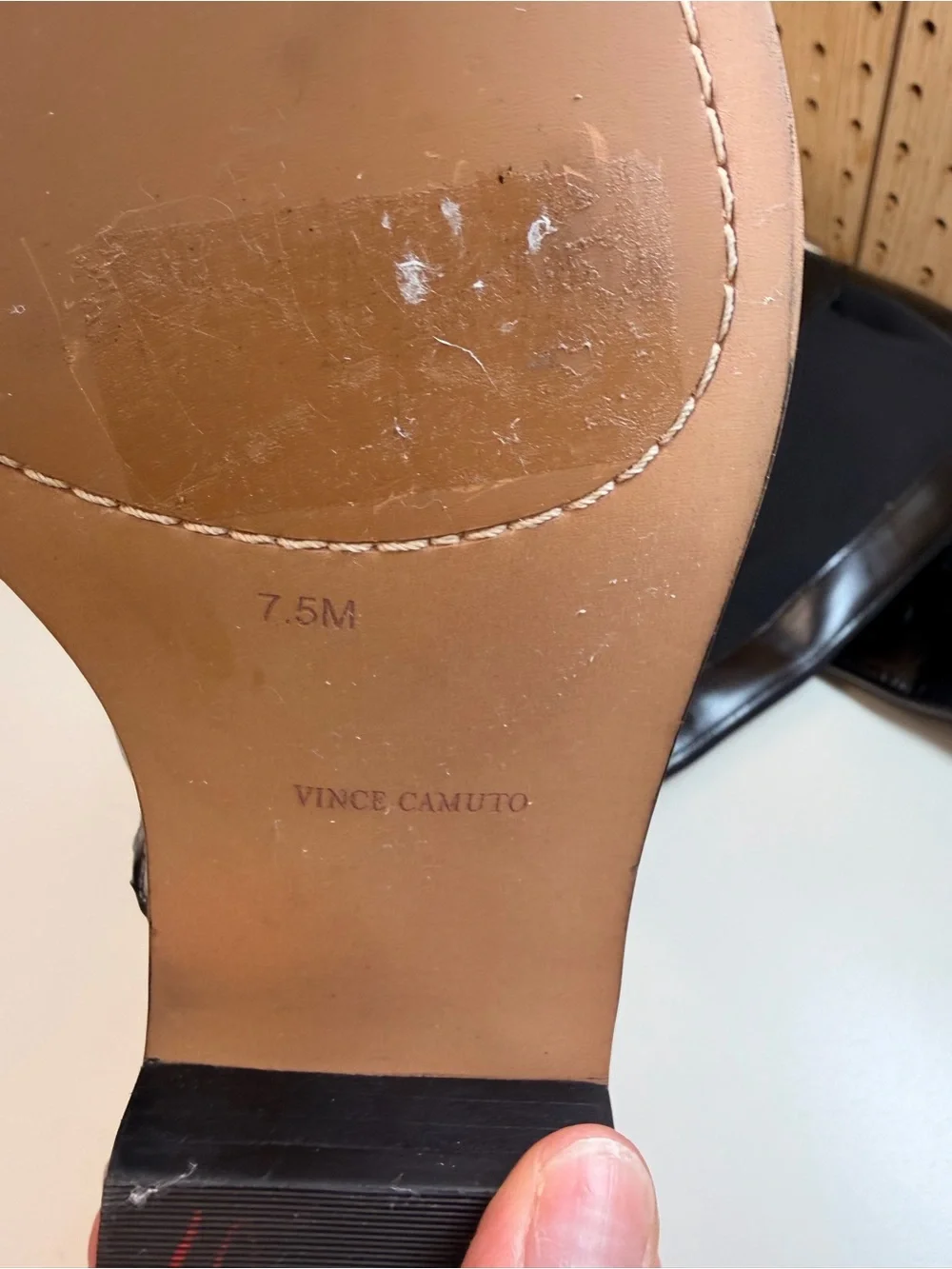 Vince Camuto Liberian Black Over-the-Knee Square Toe Riding Boots